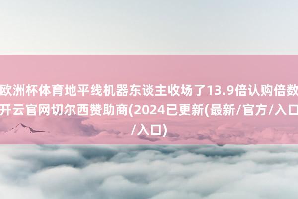 欧洲杯体育地平线机器东谈主收场了13.9倍认购倍数-开云官网切尔西赞助商(2024已更新(最新/官方/入口)